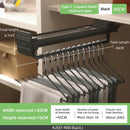 Axyaa Adjustable Telescopic Wardrobe Hanger | Extendable Clothes Rail Organizer
