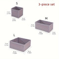 Axyaa Underwear Drawer Organizer Box for Wardrobe Clothes, Bras, Socks, Pants & More