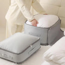 Axyaa Self Compression Duvet Storage Bag: Large Capacity Heavy Duty Moving Organizer
