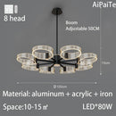 Scandinavian Luxury Chandelier by Axyaa for Living Room Decor
