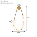 Axyaa Glass Ball Wall Lamp Cream - Modern Minimalist Bedroom Beads Decoration