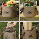 Axyaa Foldable Outdoor Bucket: Portable, Waterproof, Durable, Large Capacity for Camping/Fishing