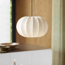 Axyaa Nordic Wabi Sabi Fabric LED Pendant Lights Chandelier for Dining Room