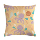 Nordic Cartoon Animal Print Linen Pillowcase for Axyaa Brand