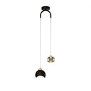 Axyaa LED Crystal Pendant Chandelier for Living Room and Restaurant