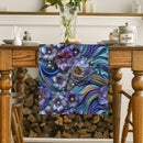 Axyaa Floral Pearl Table Runner for Kitchen Dining Decor