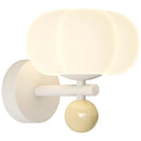 Axyaa Cream Style Pumpkin Bedside Wall Lamp for Children's Room and Living Room
