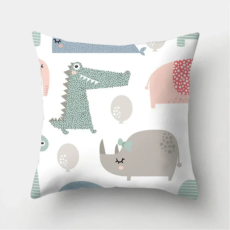 Axyaa Decorative Cushions Pillowcase - Soft Polyester Throw Pillow Cover for Sofa Décor