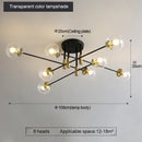 Axyaa Glass Ceiling Light for Bedroom Dining Living Room Kitchen