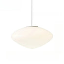 Axyaa Nordic White Glass Chandeliers: Modern LED Pendant Lights for Kitchen Island, Dining Table, Decor