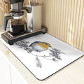 Axyaa Birds Printed Kitchen Coasters Set