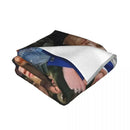 Axyaa Luxury Photo Collage Throw Blanket - Decorative Sofas Blankets
