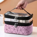 Axyaa Waterproof PVC Cosmetic Bag & Travel Toiletries Organizer