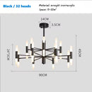 Axyaa Luxury Multi-Head Ceiling Chandelier LED Lighting Fixtures