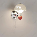 Axyaa LED European Wall Lamp: Eye Protection, Cable Switch, Decorative Lighting