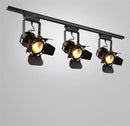 Axyaa Vintage Industrial Loft Ceiling Light in Retro Black Finish