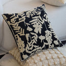 Nordic Floral Embroidery Pillow Cover 45x45, Axyaa Home Decor