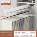 Axyaa Aluminum Sliding Pants Rack - Wall-mounted Wardrobe Organizer & Drying Holder
