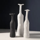 Axyaa Ceramic Vase Set: Modern Morandi Colors, Simple Artistic Design, Ideal for Living Room