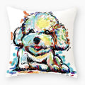 Axyaa Dog Yorkie Pug Cute Pillowcase Sofa Bedroom Decoration