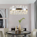 Axyaa Ring Crystal Chandeliers - Luxury LED Pendant Lights for Home and Restaurant