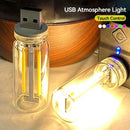 Axyaa USB Night Light: Touch Dimmable LED for Car & Bedroom
