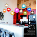 Axyaa Colorful Glass Ball Bubble Chandelier