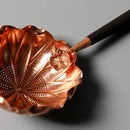 Axya Copper Tea Strainer Holder Frog Saucer Rack Creative Filter Tea Set