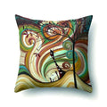 Axyaa Retro Floral Pillow Case 45x45cm