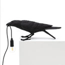 Axyaa Lucky Bird Bedside Lamp: Resin Animal Design, Modern Home Decor Fixture