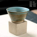Axyaa Rough Pottery Teacup - Retro Cone Ceramic Coffee Cup - Home Art Decor Mug