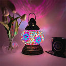 Turkish Mosaic Table Lamp by Axyaa – Rechargeable Handcrafted Night Light