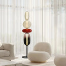 Axyaa Nordic Glass LED Floor Lamp for Home Decor and Indoor Lighting