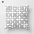 Axyaa Grey Family Pillowcase Square Cushion Cover for Home Office