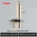 Axyaa LED Swing Spotlight Wall Lamp Adjustable for Bedside Reading or Living Room Sconce