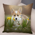 Corgi Pembroke Dog Pattern Pillowcase by Axyaa - Decorative Print for Home Shopping