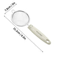 Axyaa Stainless Steel Flour Sieve Flat Handle Filter Screen Juice Scoop