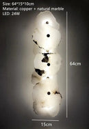 Axyaa Copper Marble Pendant Light - Versatile and Luxurious Lighting Fixture