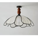 Axyaa Vintage Rattan Chandelier Light for Dining Room Bedroom