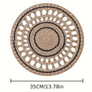 Axyaa Rattan Grass Weaving Wall Plate for Stylish Home Decor