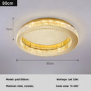 Axyaa Crystal LED Ceiling Light, Dimmable Modern Living Room Fixture