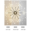 Axyaa LED Chandelier: Modern Smart Remote Ceiling Pendant Light