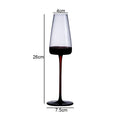 Axyaa High Feet Wine Goblet Set - Elegant Glass Drinkware for Bars & Restaurants