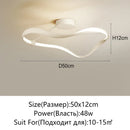 Axyaa Nordic LED Ceiling Lamp: Minimalist Modern Design for Master Bedroom & Study