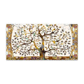 Axyaa Tree of Life Klimt Canvas Wall Art Print for Modern Scandinavian Decor