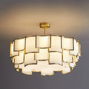 Axyaa Glass Pendant Chandelier for Home Villa Loft Lighting