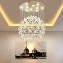 Axyaa Flower Ball Chandelier with GU10 LED Lights