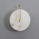 Axyaa Marble Circular LED Wall Lamp for Home Decor & Ambiance