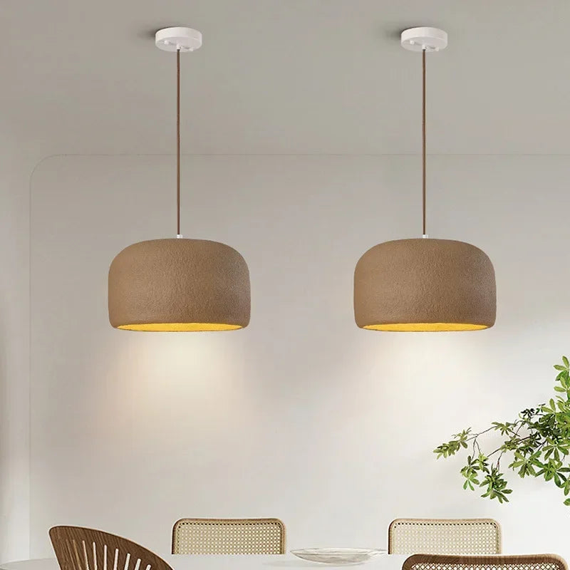 Axyaa Wabi Sabi LED Pendant Lamp Japanese Polystyrene Chandeliers