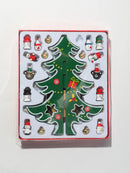 Mini Wooden Christmas Tree Ornament Set | Axyaa Festive Table Decor & Centerpiece